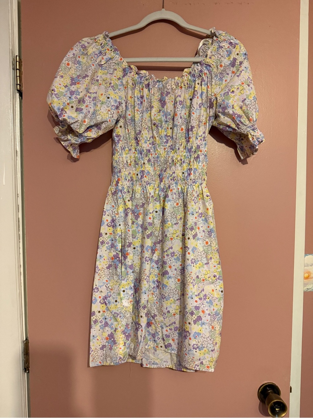 Levi's Pastel Floral Smocked Dress